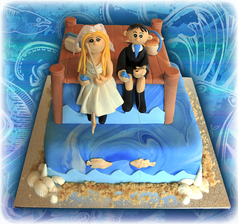 Fishing Wedding Cake – cakes